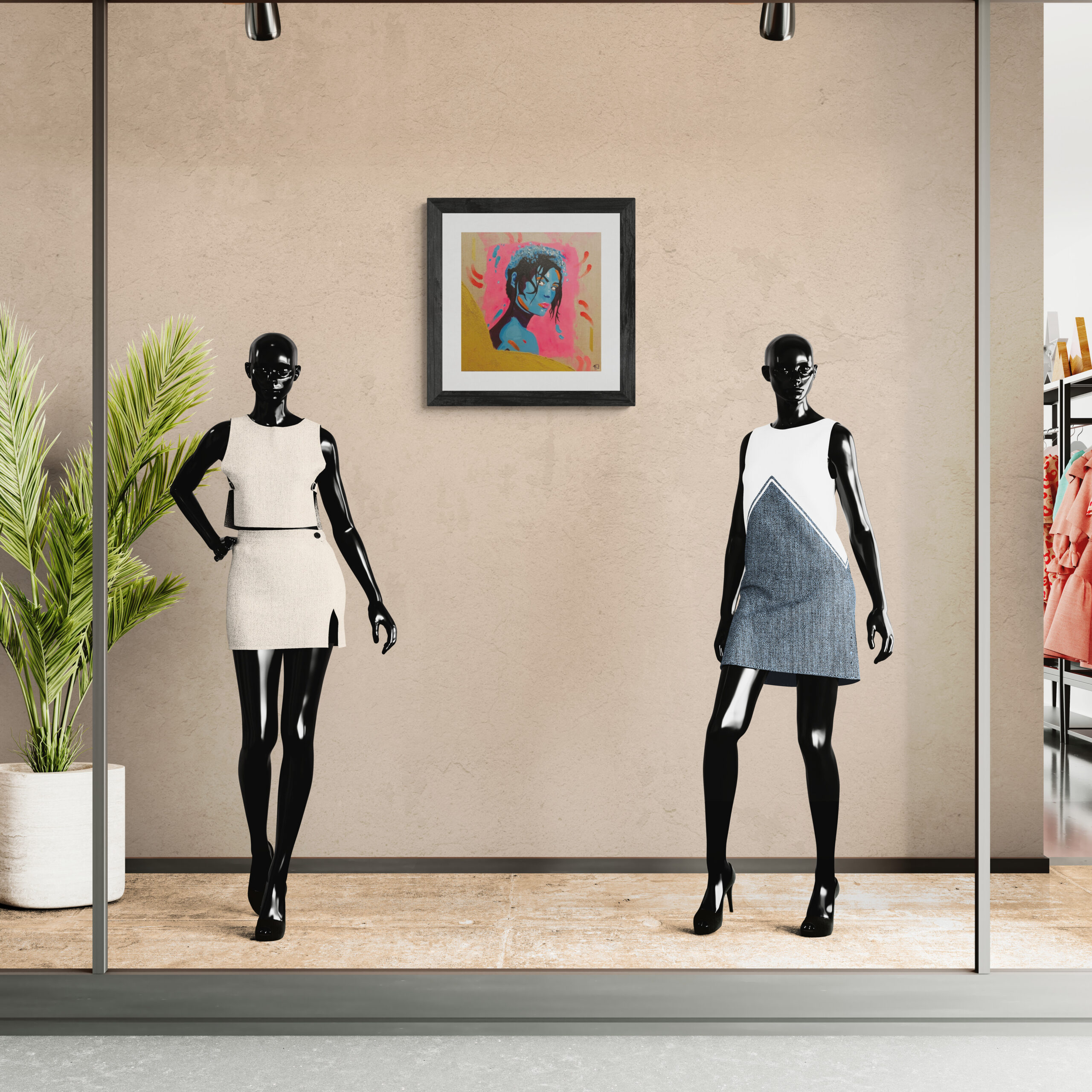 décoration portrait