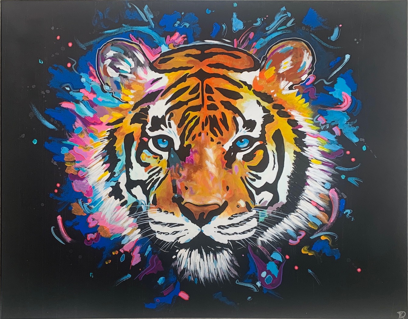 LE TIGRE QUI EST EN TOI - 80 x 100 cm - 2025