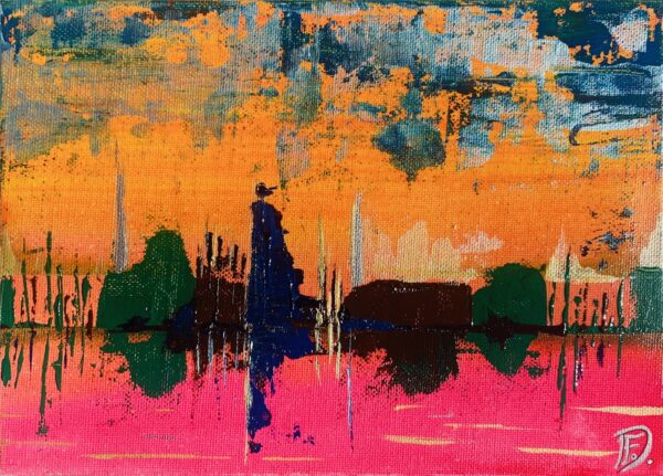 HORIZON WITH DISTORTED COLORS