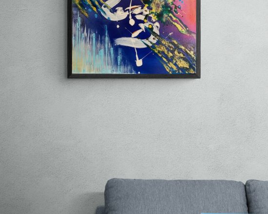 INTERGALACTIC 1 - 40 x 50 cm - 2022