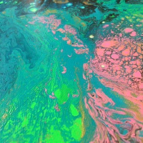 EARTH FROM SPACE - 40 x 40 cm - 2021