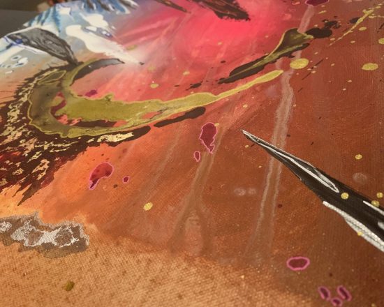 INTERGALACTIC 2 - 50 x 60 cm - 2022