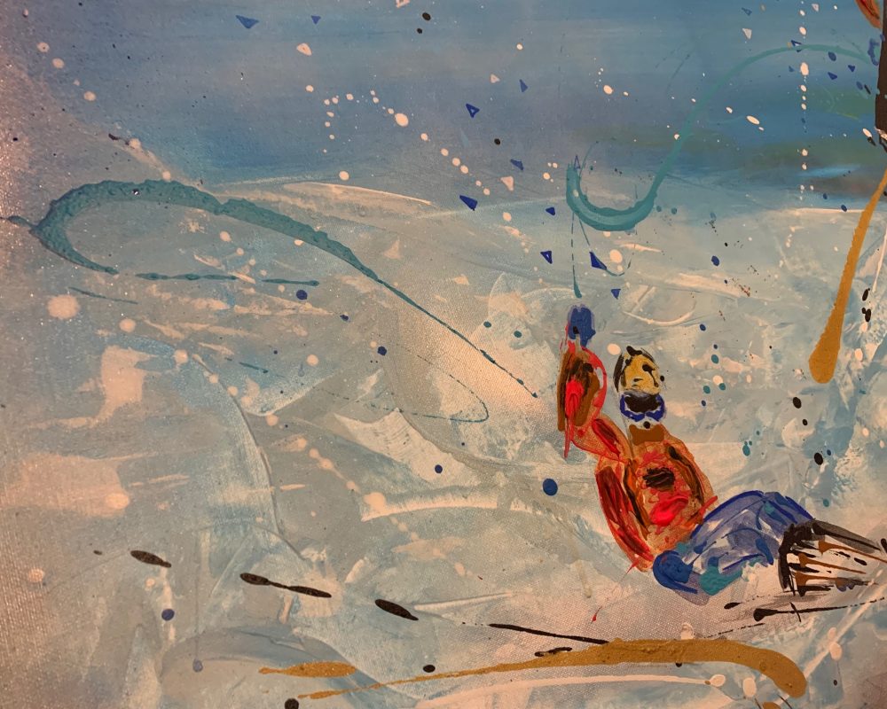SNOWBOARDERS - 80 x 100 cm - 2022