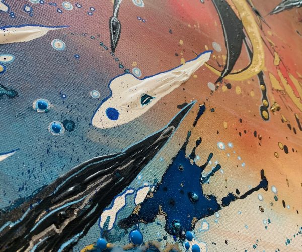 INTERGALACTIC 4 - 50 x 60 cm - 2023