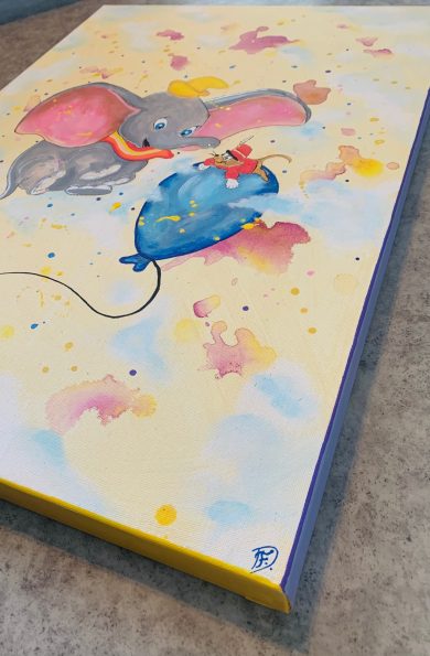 DUMBO IN THE AIR - 70 x 50 cm - 3D - 2025