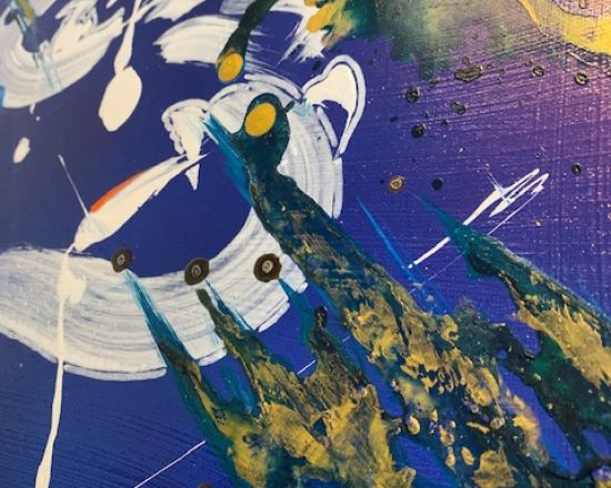 INTERGALACTIC 1 - 40 x 50 cm - 2022