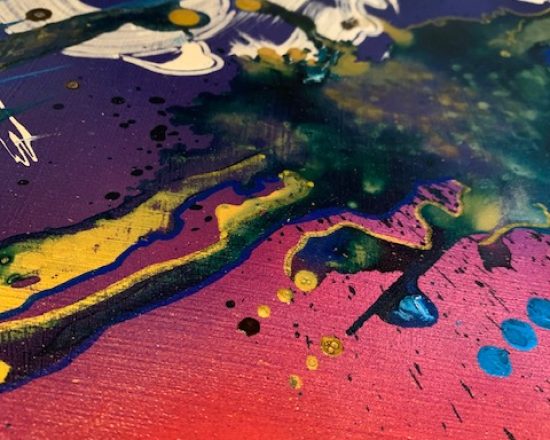 INTERGALACTIC 1 - 40 x 50 cm - 2022