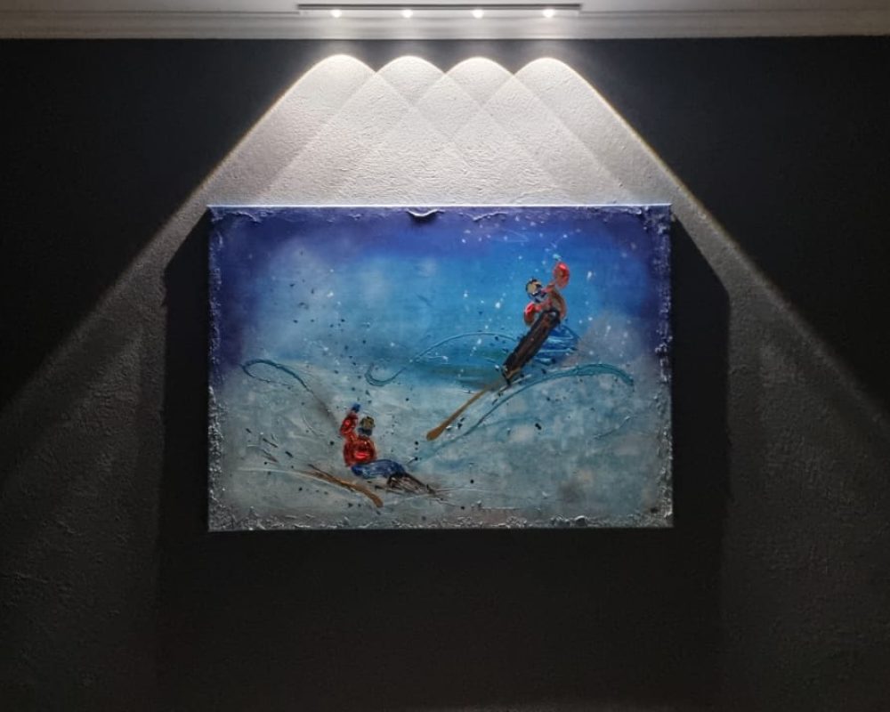 SNOWBOARDERS - 80 x 100 cm - 2022